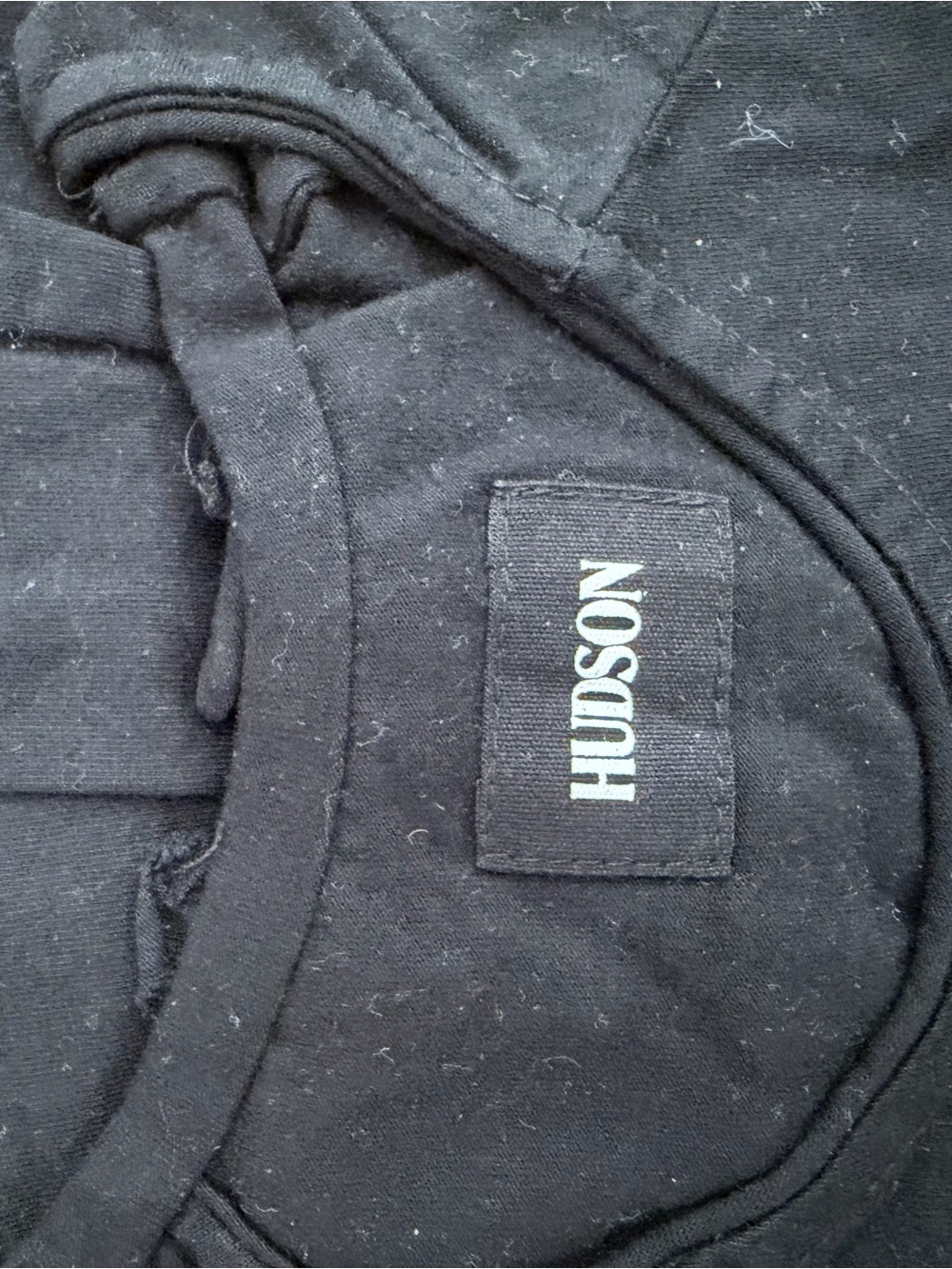 Hudson Jeans Black Kids Joggers with HUDSON Waist Label